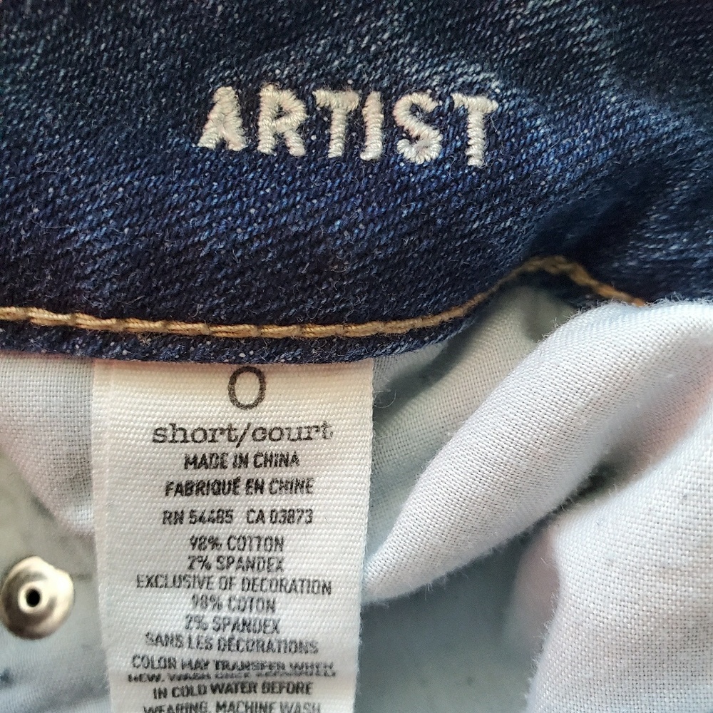 AE Artist Short Flare Jeans Medium Wash - Picture 6 of 7